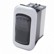 UP-41074 Chrome Plastic Rocker Switch Bezels (3-Pack)