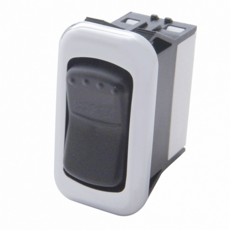 UP-41074 Chrome Plastic Rocker Switch Bezels (3-Pack)