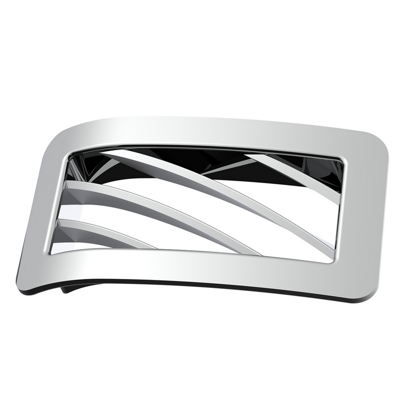 Chrome Plastic A/C Vent For 2001-2005 Peterbilt - Passenger