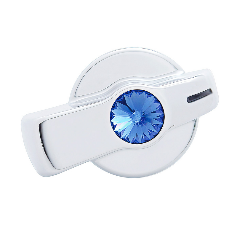 Perilla de aire acondicionado para Freightliner (modelo anterior) - Cristal azul