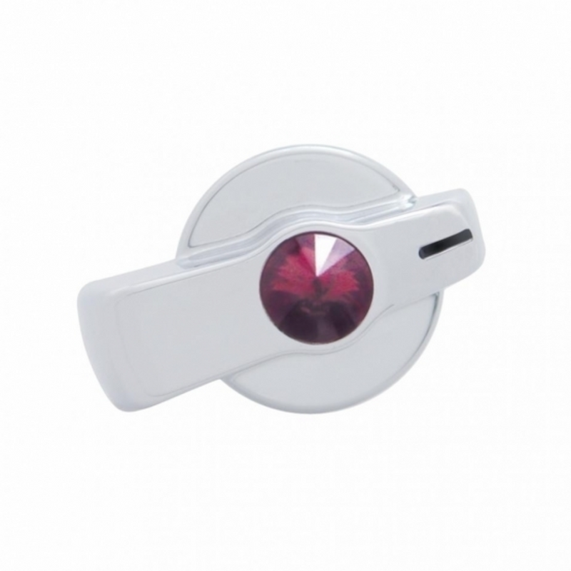 Perilla de aire acondicionado para Freightliner (modelo anterior) - Cristal morado