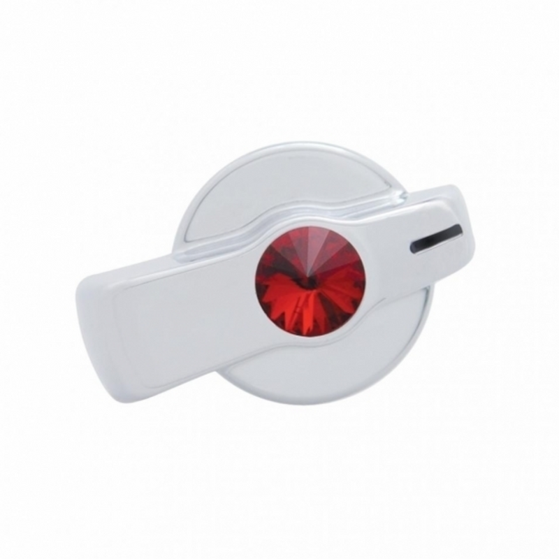 A/C Knob For Freightliner (Older Model) - Red Crystal