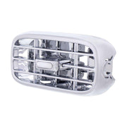 Chrome Plastic A/C Vent For 2006+ Peterbilt - Main Vent up-41186 interior Light Gray