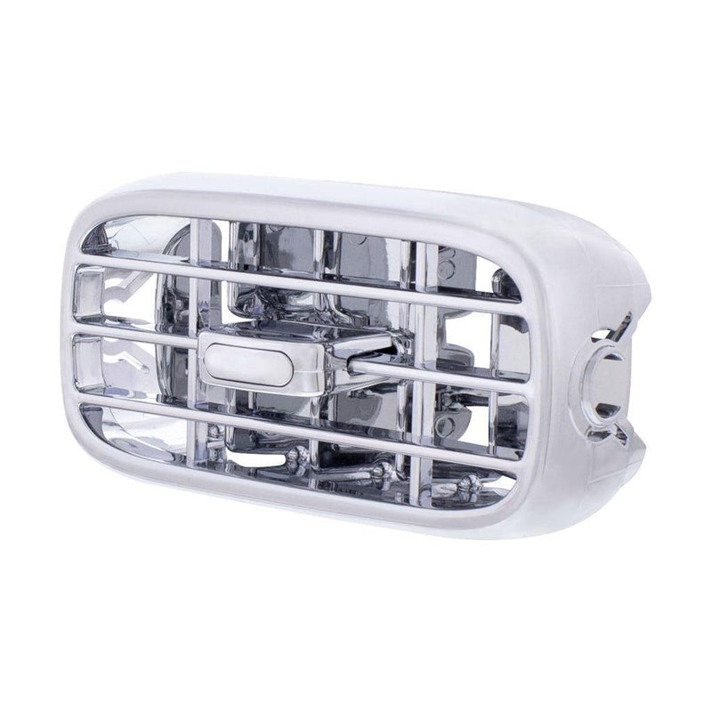 Chrome Plastic A/C Vent For 2006+ Peterbilt - Main Vent up-41186 interior Light Gray