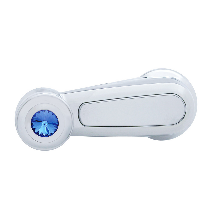 Window Crank With Blue Crystal For Peterbilt (2006+)