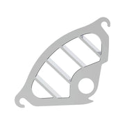 Chrome Plastic A/C Dash Corner Vent For 2006+ Peterbilt - Driver up-41237 Gray