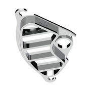 Chrome Plastic A/C Dash Corner Vent For 2006+ Peterbilt - Driver up-41237 Light Gray