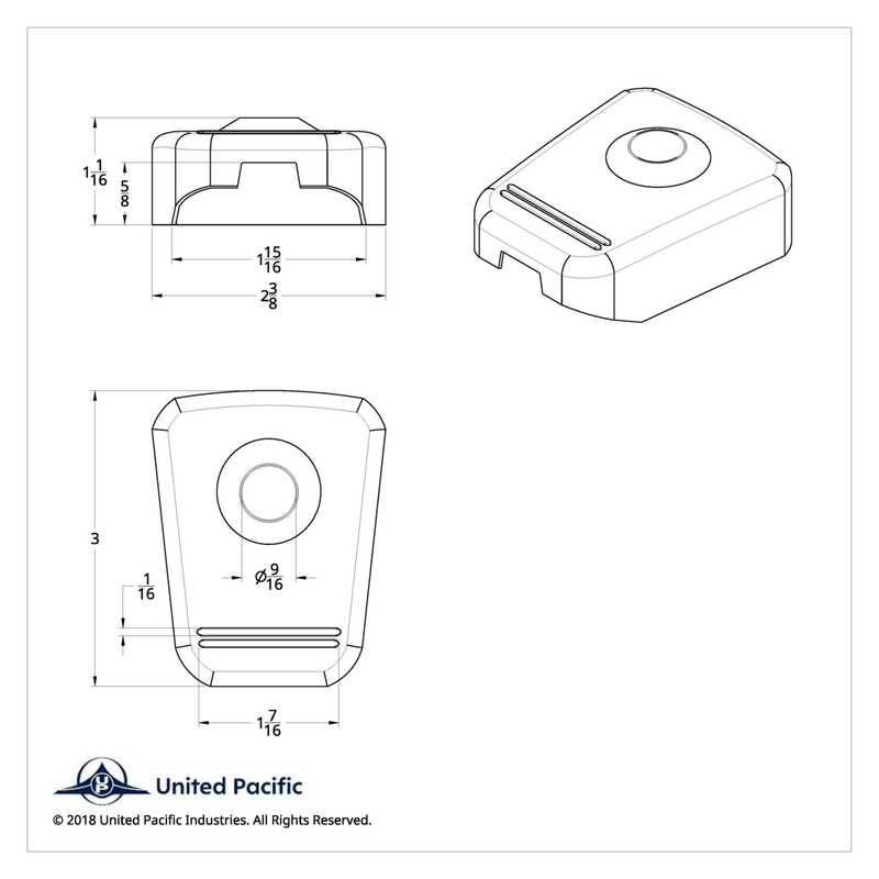 Cubierta del enchufe de diagnóstico Peterbilt 2006+ - Sangrada
