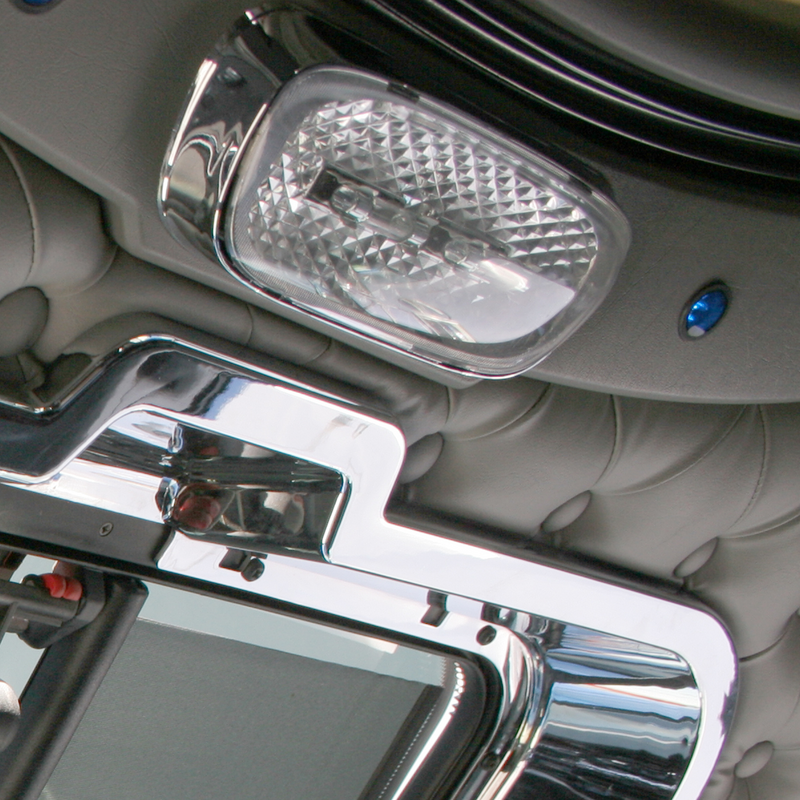 Base de montaje de luz de techo central para Kenworth W900L/T800 (2006-2014) y T660 (2008-2014)