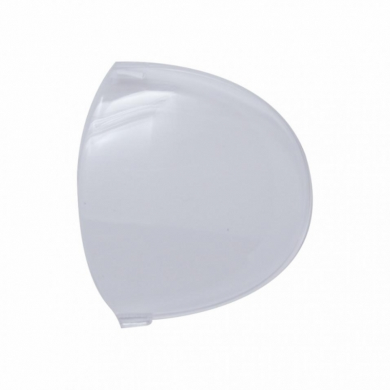 Round Dome Light Lens For 2006+ Kenworth - Clear (Card of 2)