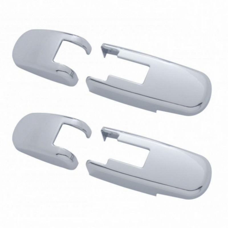 #41425 Chrome Hood Latch Cover Set For Kenworth T660 (2008-2016) And Peterbilt 386 (2006-2016)