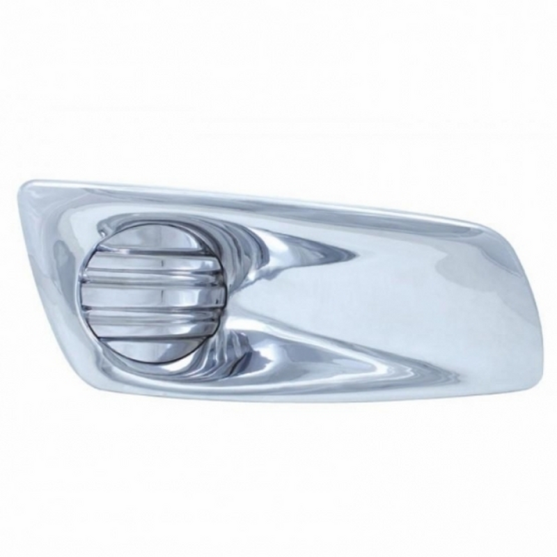 Cubierta de luz antiniebla de plástico cromado sin apertura de luz para Kenworth T660 2008-2017 - Pasajero