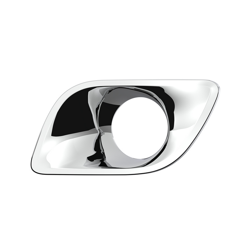 Chrome Plastic Fog Light Bezel For 2013-2021 Kenworth T680-Driver