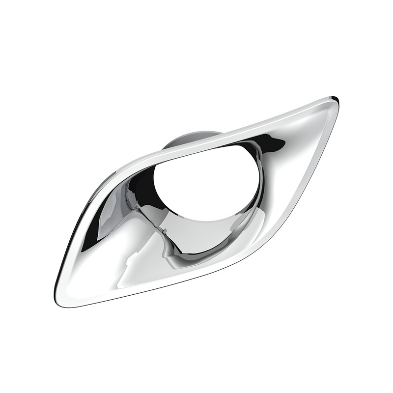 Chrome Plastic Fog Light Bezel For 2013-2021 Kenworth T680-Driver