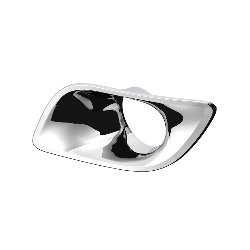 Chrome Plastic Fog Light Bezel For 2013-2021 Kenworth T680-Driver