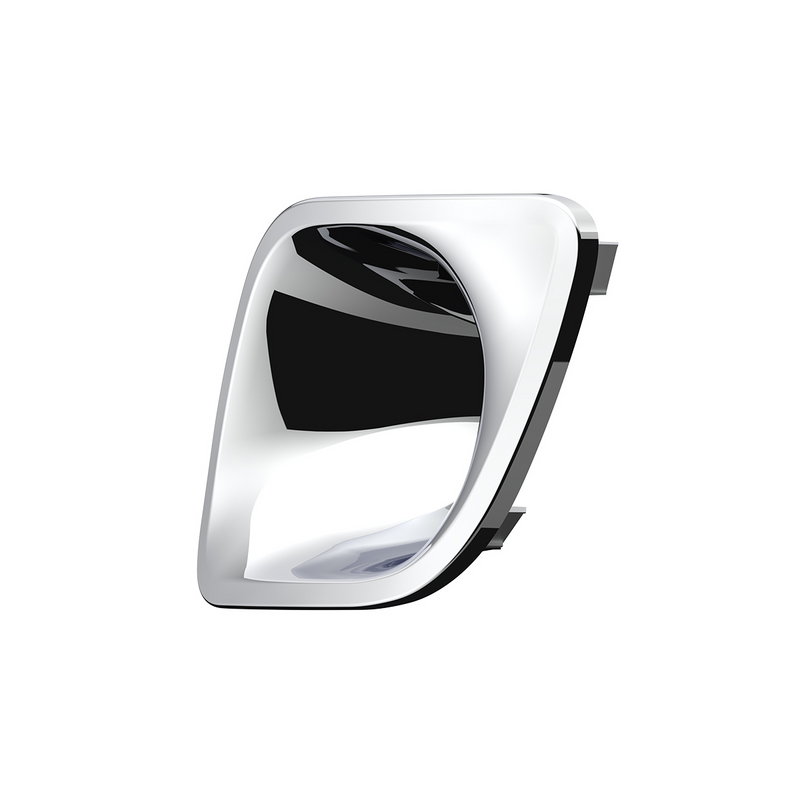 Chrome Plastic Fog Light Bezel For 2013-2021 Kenworth T680-Driver