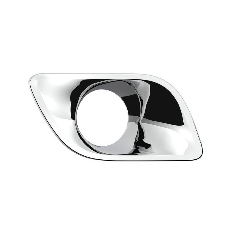 Chrome Plastic Fog Light Bezel For 2013-2021 Kenworth T680-Passenger