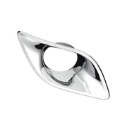 Chrome Plastic Fog Light Bezel For 2013-2021 Kenworth T680-Passenger