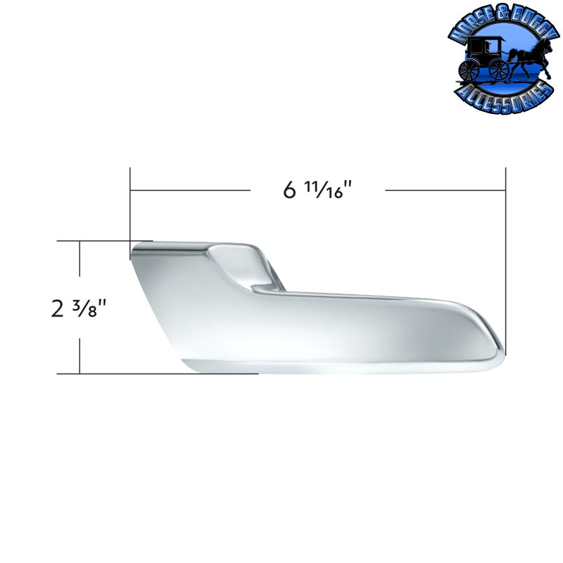 UP-41549 Chrome Plastic Interior Door Handle Cover For 2013-2025 Kenworth T680