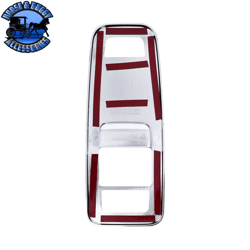 Chrome Plastic Door Switch Cover For 2013-2024 Kenworth T680 (Choose Side) (Choose Cutout) Door Switch Covers Driver/Power window; heated mirror & door lock cutouts,Driver/Power window; heated/power mirror; door lock cutouts,Passenger/Power window & door lock cutouts Dark Slate Gray