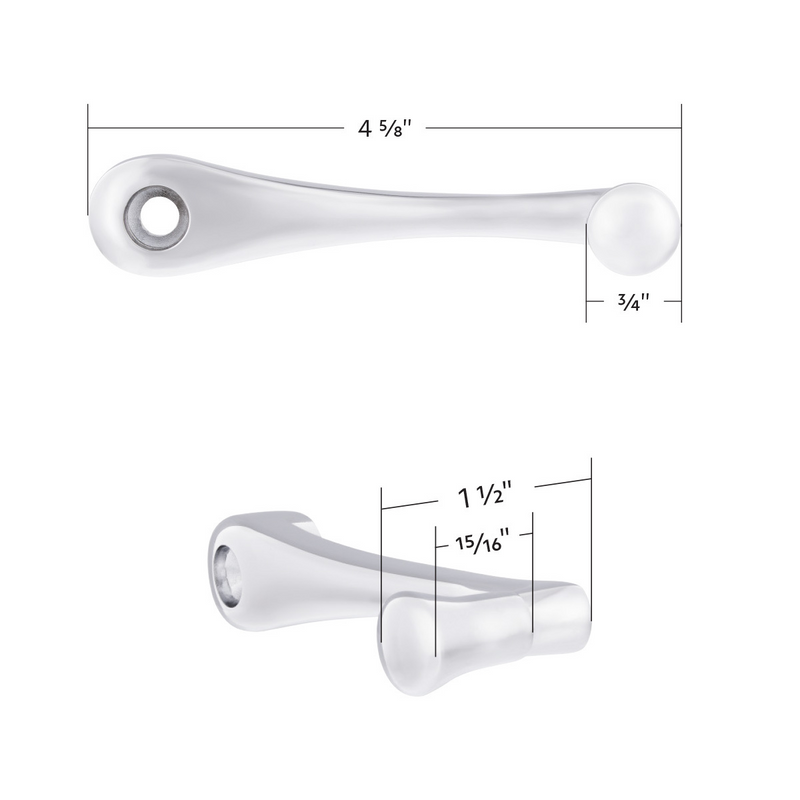 Chrome Window Crank Handle For Peterbilt Trucks