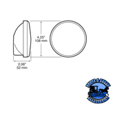 415K 4" White Incandescent Backup, Round, Kit Lavender