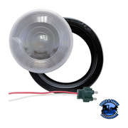 415K 4" White Incandescent Backup, Round, Kit Light Slate Gray