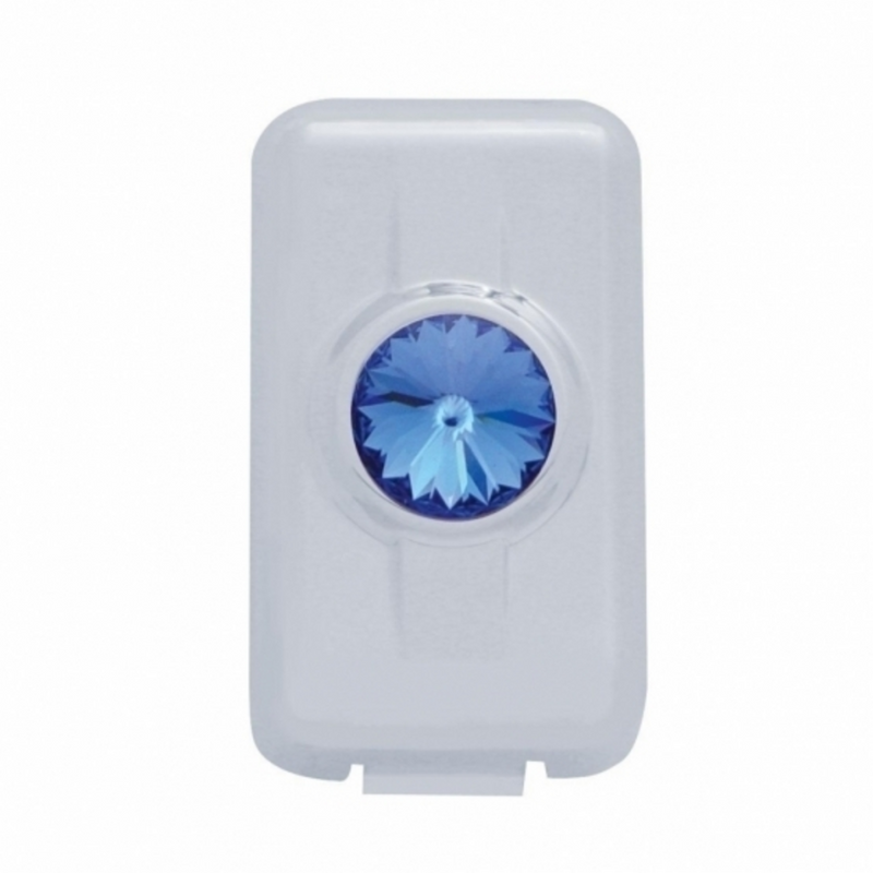 Switch Plug Cover For Volvo - Blue Crystal (2-Pack)