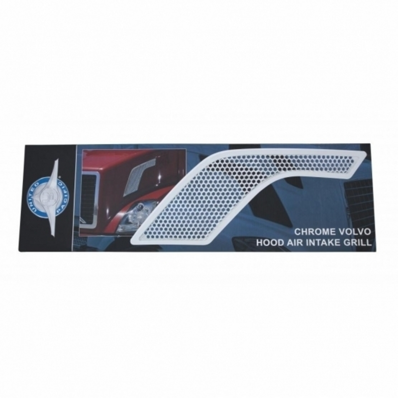 Chrome Hood Air Intake Grille For 2003-2017 Volvo VN/VNL - Passenger