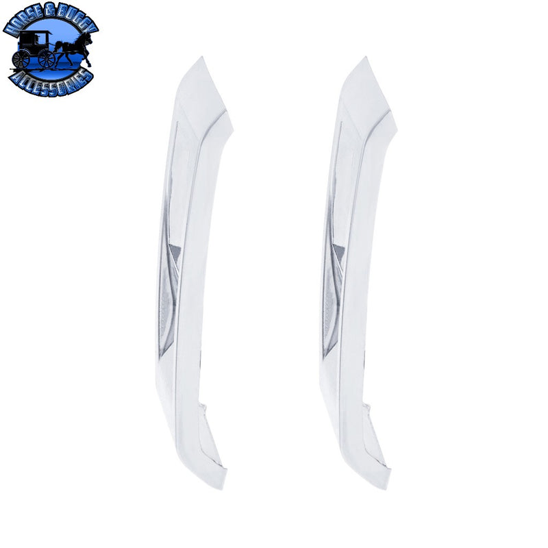 UP-41788 Chrome Plastic Rocker Switch Cover For 2022-2025 Peterbilt 579 (Pair) Switch Cover Lavender