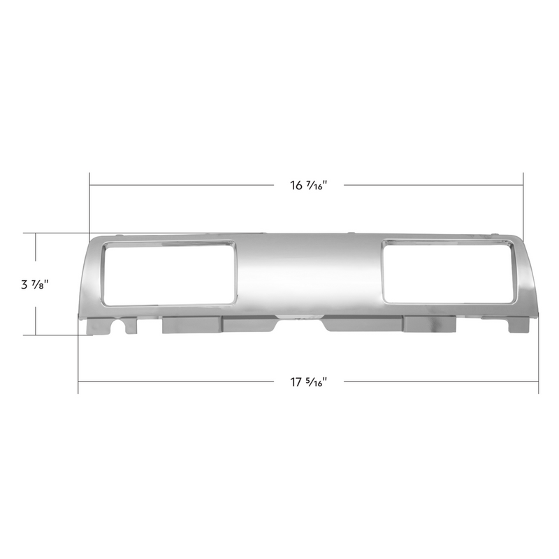 Embellecedor de ventilación de aire acondicionado cromado para pasajero para Kenworth T680