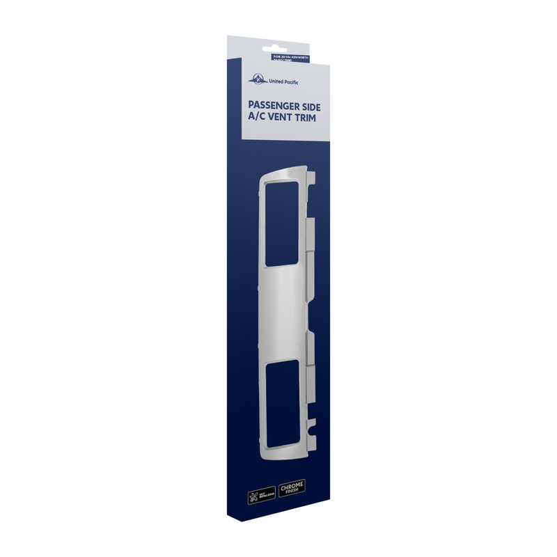 Embellecedor de ventilación de aire acondicionado cromado para pasajero para Kenworth T680
