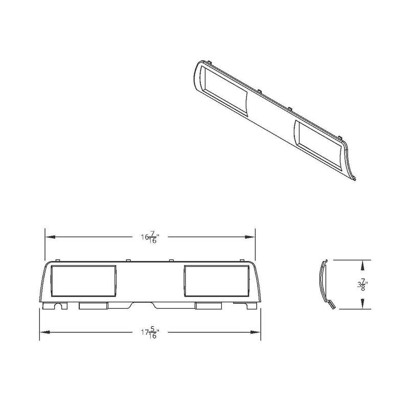Embellecedor de ventilación de aire acondicionado cromado para pasajero para Kenworth T680