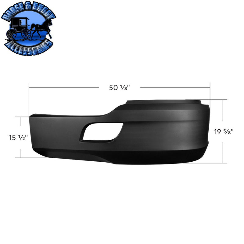 Bumper Cover Without Fog Light Opening For 2013-2021 Kenworth T680 (Choose Side) Bumper Cover Driver,Passenger Dark Slate Gray