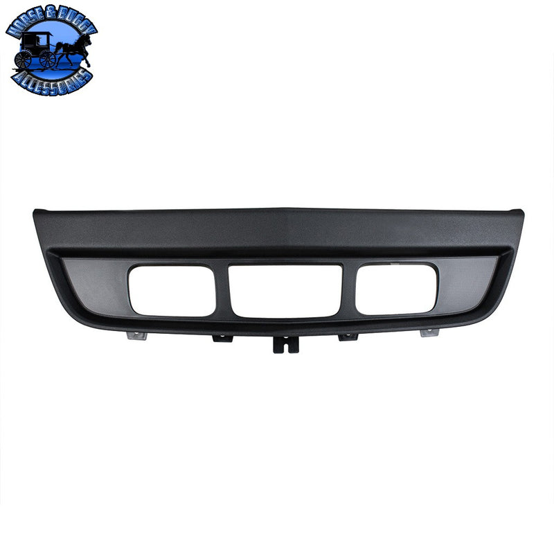 UP-41818 Bumper Trim With Fog Light Holes For 2018-2025 International LT-Black Bumper Trim Dark Slate Gray