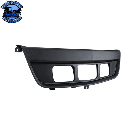 UP-41818 Bumper Trim With Fog Light Holes For 2018-2025 International LT-Black Bumper Trim Dark Slate Gray