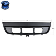 UP-41818 Bumper Trim With Fog Light Holes For 2018-2025 International LT-Black Bumper Trim Dark Slate Gray