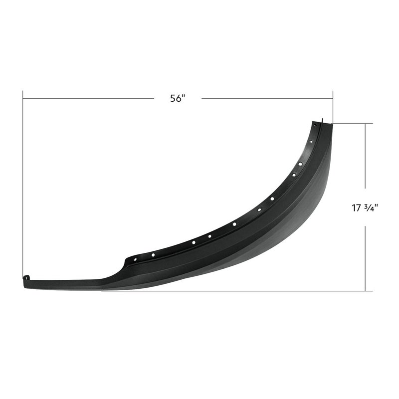 Bumper Cover Without Fog Light Opening For 2022-2026 Kenworth T680 - Driver