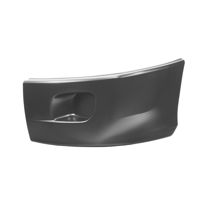 Bumper End Without Fog Light Hole For 2012-2021 Peterbilt 579 - Driver
