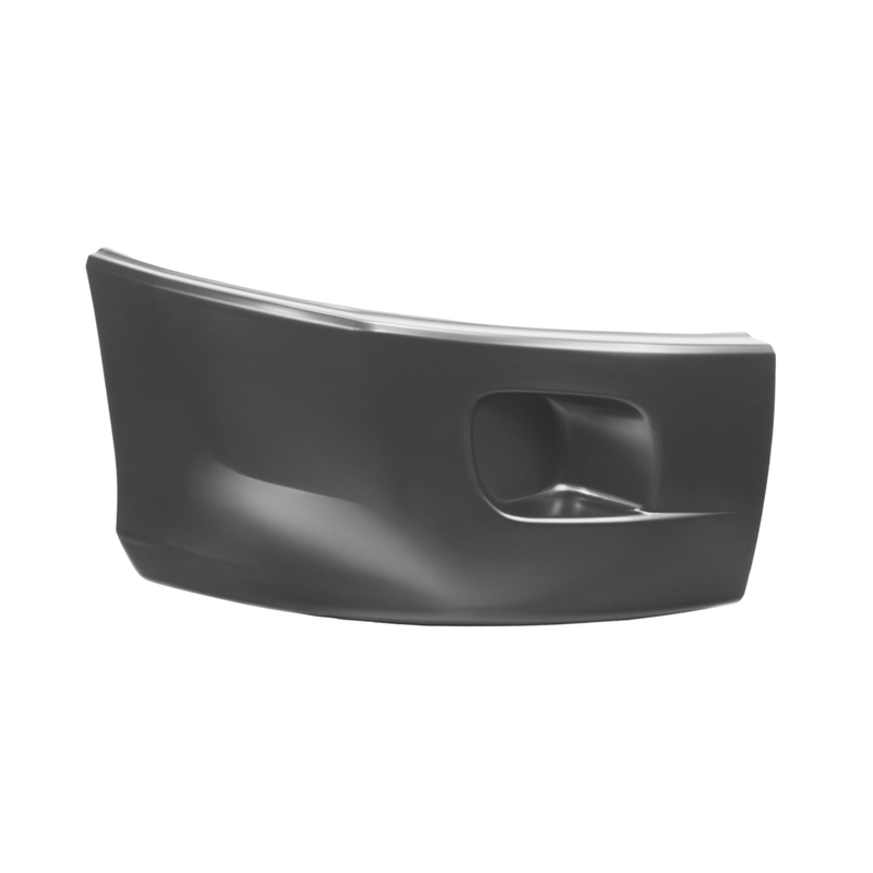 Bumper End Without Fog Light Hole For 2012-2021 Peterbilt 579 - Passenger