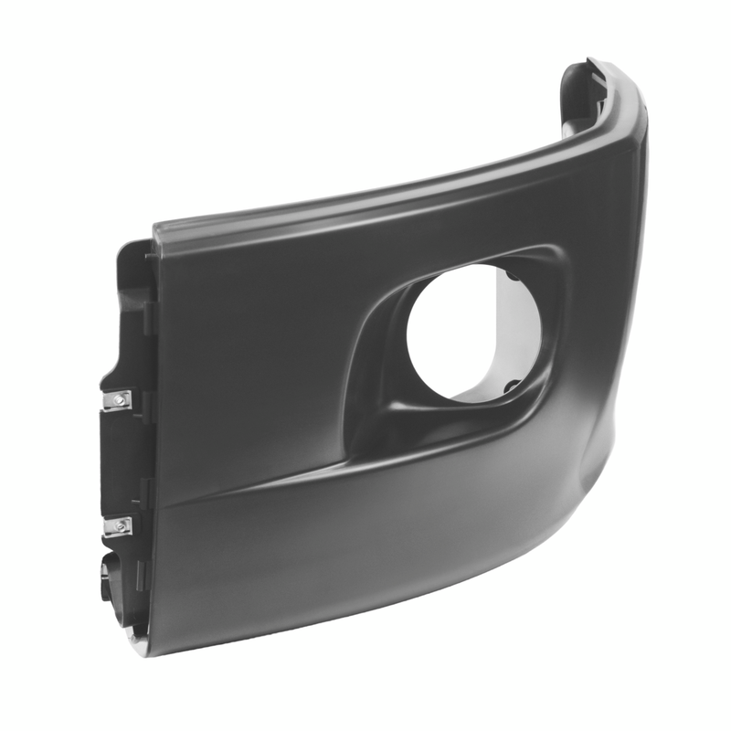 Bumper End With Fog Light Hole For 2012-2021 Peterbilt 579 - Driver
