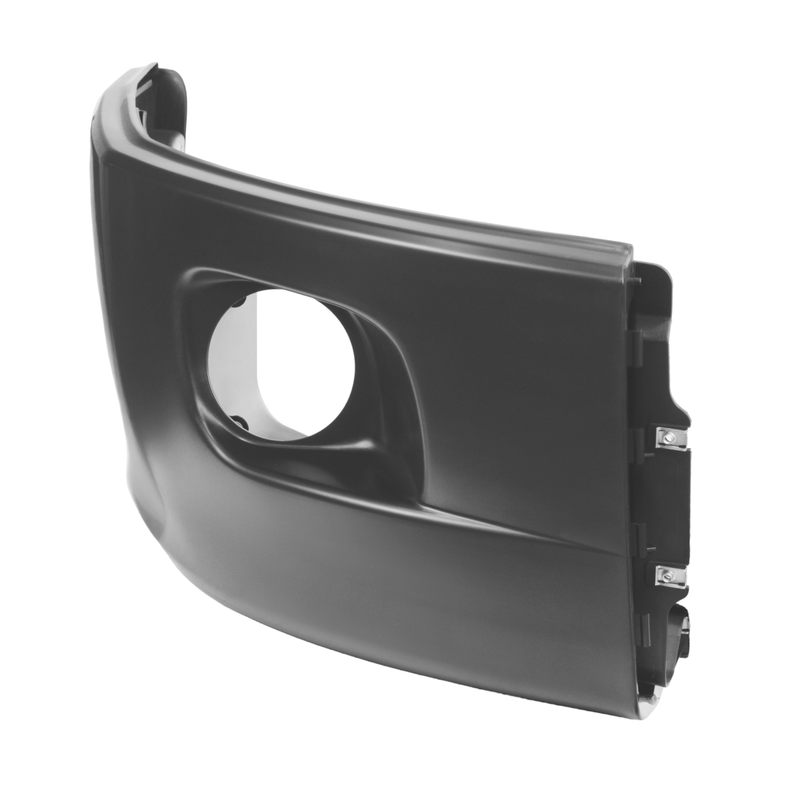 Bumper End With Fog Light Hole For 2012-2021 Peterbilt 579 - Passenger