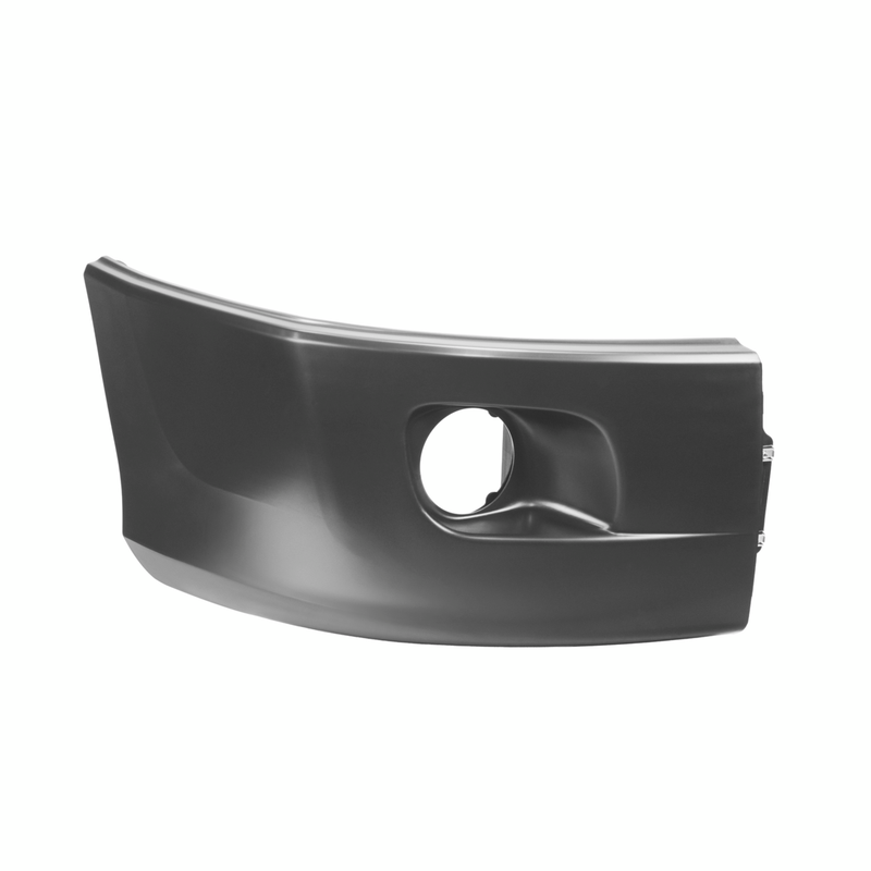 Bumper End With Fog Light Hole For 2012-2021 Peterbilt 579 - Passenger