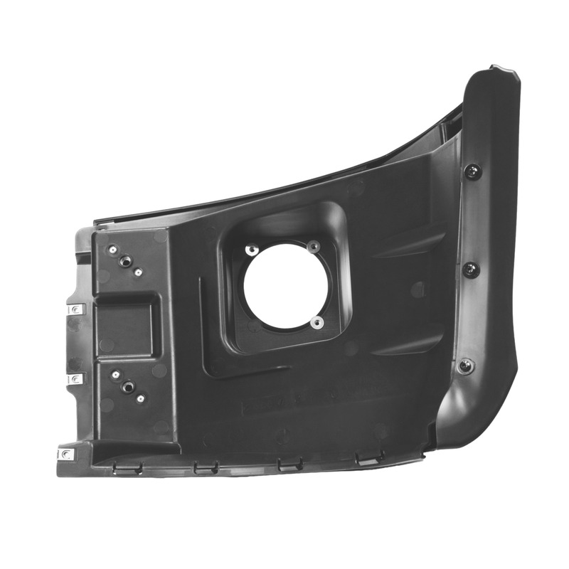 Bumper End With Fog Light Hole For 2012-2021 Peterbilt 579 - Passenger