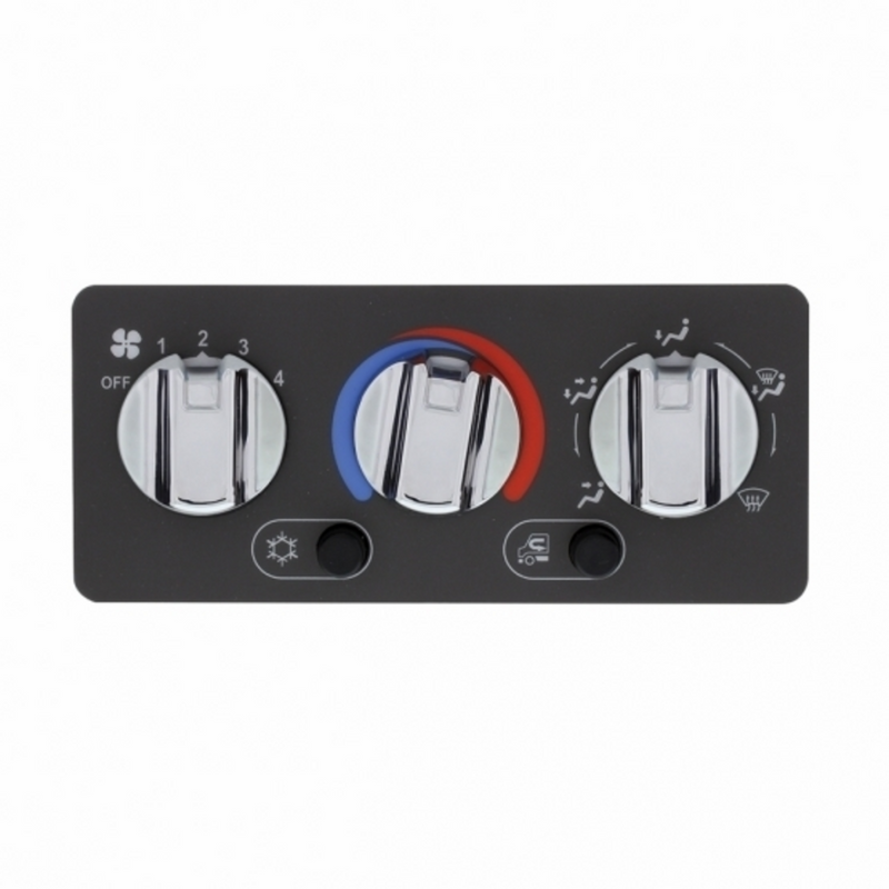 Chrome A/C Control Knob For Mack