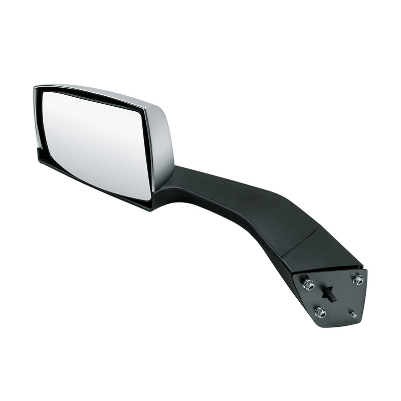 Chrome Hood Mirror Assembly With Sequential LED Turn Signal For 2004-2017 Volvo VNL-Driver