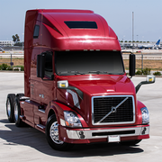 Chrome Hood Mirror Assembly With Sequential LED Turn Signal For 2004-2017 Volvo VNL-Driver
