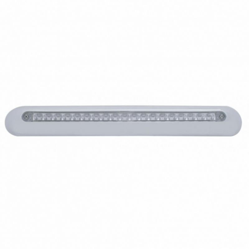 Freightliner 19 LED 12" Mirror Light Bar - Amber LED/Clear Lens