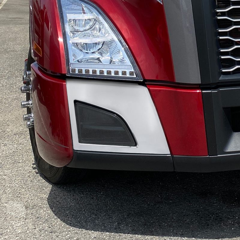 Embellecedor de esquina de parachoques ABS con apertura de luz antiniebla para Volvo VNL 2018-2022 - Pasajero