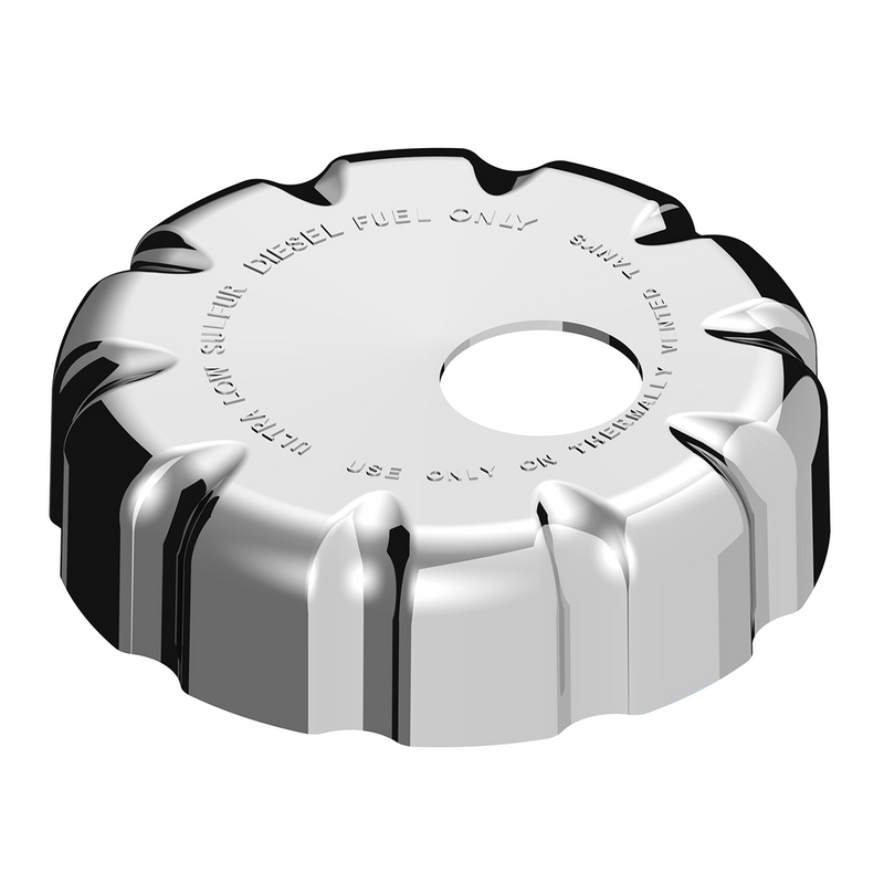 Chrome Plastic Fuel Cap Cover For Volvo - Locking